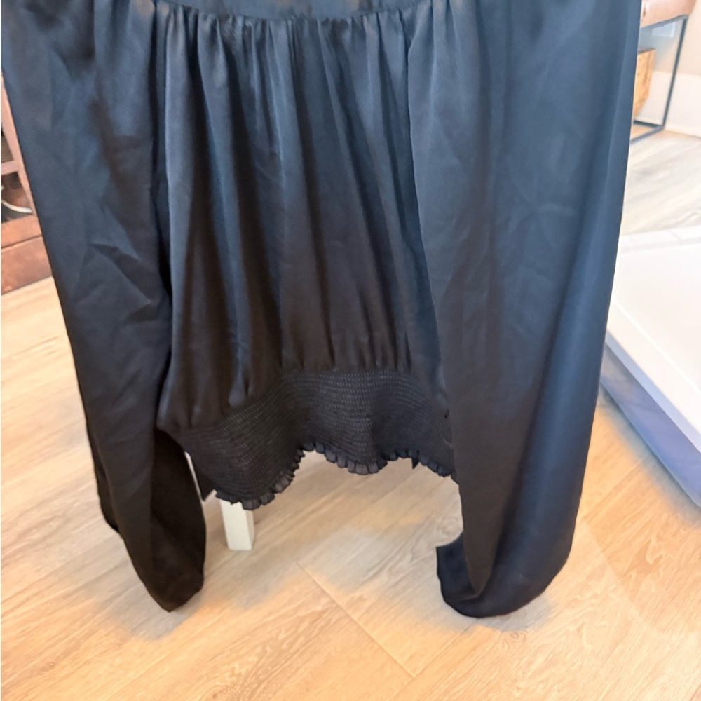 1. State Elegant Black Blouse